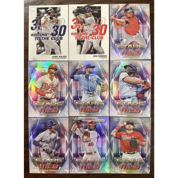 2023 Topps Baseball Inserts Lot Of 28 Different HR Challenge, One-Two Punch, Etc - Picture 3 of 6